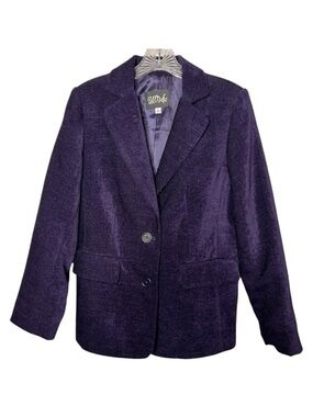Bob Mackie Purple Blazer